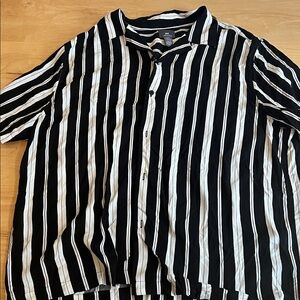 H&M Monochrome‎ Striped Shirt